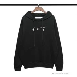 HypeYourBeast Off White Hoodie Black GREY Hoodies & Jackets