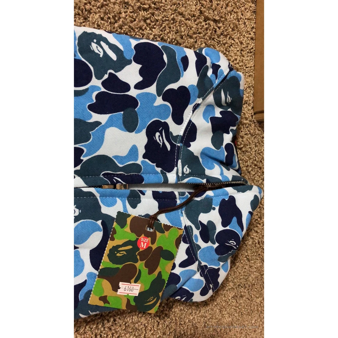 Hypeyourbeast Bape Jacket Blue Camo 3 Hypeyourbeast Bape Jacket Blue Camo