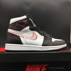 Hypeyourbeast Air Jordan 1 Retro High Defiant White Retro Red