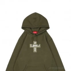 HypeYourBeast Supreme Cross Box Logo Hoodie Green 11 HypeYourBeast Supreme Cross Box Logo Hoodie Green