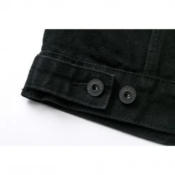 HypeYourBeast Off White Denim Black Jacket - Black Hoodies & Jackets