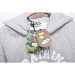 Hypeyourbeast Clothes BAPE X Bathing Ape Head Hoodie 'GREY'