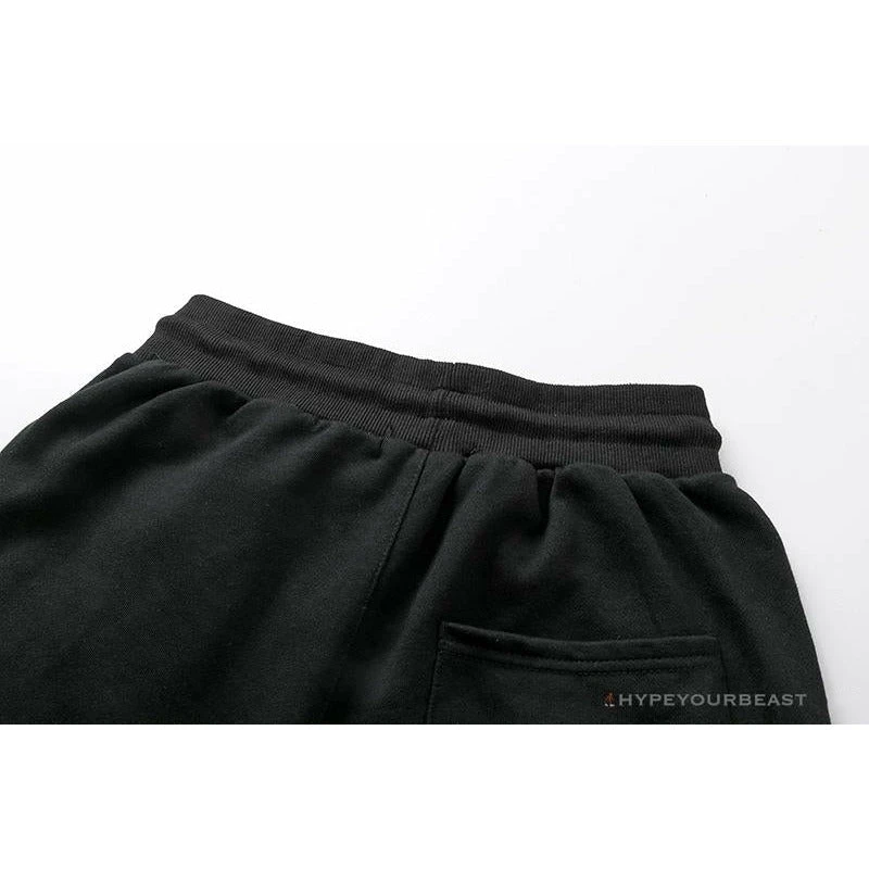 Hypeyourbeast BAPE Classic Ape Head Embroidered Standard Cotton Terry Pants 'BLACK' Clothes 7 Hypeyourbeast BAPE Classic Ape Head Embroidered Standard Cotton Terry Pants 'BLACK' Clothes