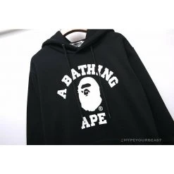 Hypeyourbeast BAPE X Bathing Ape Head Hoodie 'BLACK'