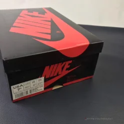 HypeYourBeast Air Jordan 1 High Yellow Toe Black White