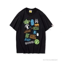 Hypeyourbeast BAPE Street Graffiti Tee Shirt 'BLACK'