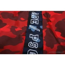 Hypeyourbeast Clothes BAPE X PSG Paris Saint-Germain Camouflage Blue-Red Hoodie
