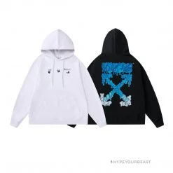 HypeYourBeast Off White Hoodie Royal - White 22 HypeYourBeast Off White Hoodie Royal - White