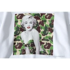 Hypeyourbeast BAPE Marilyn Monroe Camouflage Background Hoodie 'WHITE' Clothes 21 Hypeyourbeast BAPE Marilyn Monroe Camouflage Background Hoodie 'WHITE' Clothes