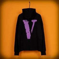 HypeYourBeast Hoodies & Jackets Vlone Purple Black Hoodie