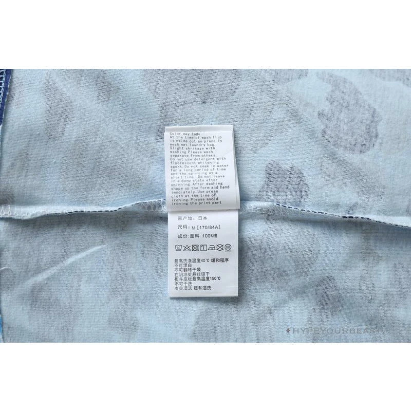 Hypeyourbeast BAPE Ape Head Star Camouflage Shading Tee Shirt 'BLUE' 11 Hypeyourbeast BAPE Ape Head Star Camouflage Shading Tee Shirt 'BLUE'
