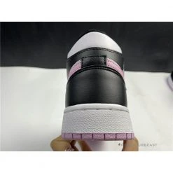 Hypeyourbeast Jordan 1 Mid White Black Light Arctic Pink