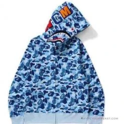 Hypeyourbeast Bape Jacket Blue Camo