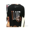 HypeYourBeast T-Shirts Vlone Orange And Black Tee Shirt