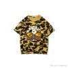 Hypeyourbeast Clothes BAPE KIDS Elbow Hug Gorilla Camouflage Tee Shirt 'YELLOW'