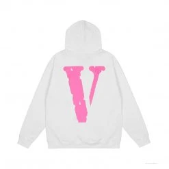 HypeYourBeast Hoodies & Jackets Vlone Hoodie White Pink