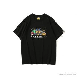Hypeyourbeast BAPE Baby Milo Halloween Tee Shirt 'BLACK'