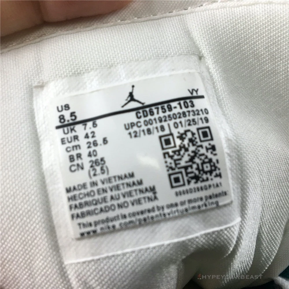 Hypeyourbeast Air Jordan 1 Mid White Mystic Green 5 Hypeyourbeast Air Jordan 1 Mid White Mystic Green