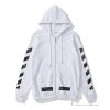 HypeYourBeast Hoodies & Jackets Off White Hoodie White & Black