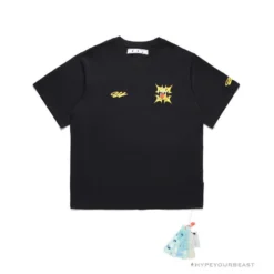 Hypeyourbeast OFF-WHITE Dimensional Arrow Angry Calf Tee Shirt 'BLACK'