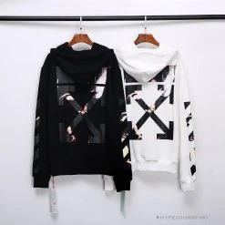 Hypeyourbeast OFF-WHITE Angel Jesus Religious Print Hoodie 'WHITE'