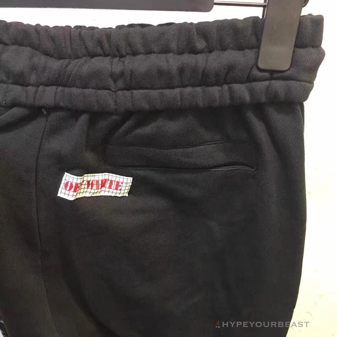 Hypeyourbeast OFF-WHITE Pants Black Paint 5 Hypeyourbeast OFF-WHITE Pants Black Paint