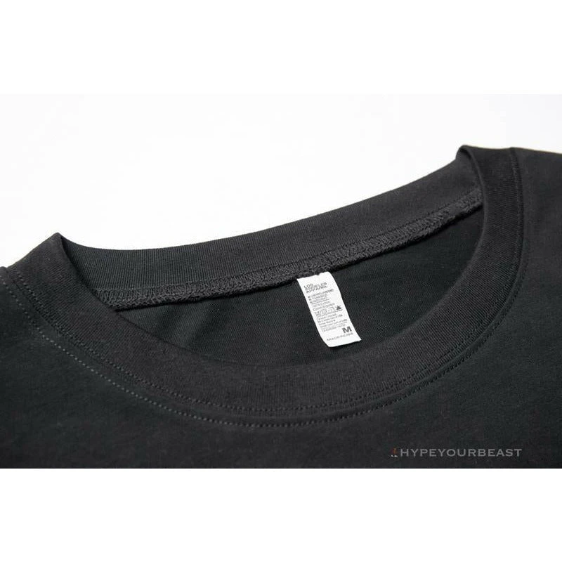 Hypeyourbeast OFF-WHITE Loose X Oversized Chest Tee Shirt 'BLACK' T-Shirts 3 Hypeyourbeast OFF-WHITE Loose X Oversized Chest Tee Shirt 'BLACK' T-Shirts