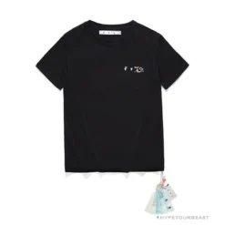 Hypeyourbeast OFF-WHITE Mickey Limited Arrow Tee Shirt 'BLACK' T-Shirts