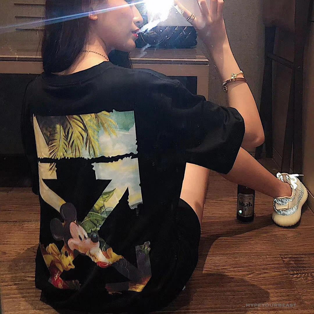 Hypeyourbeast OFF-WHITE Disney Spring X Summer Mickey With Pluto Tee Shirt 'BLACK' T-Shirts 13 Hypeyourbeast OFF-WHITE Disney Spring X Summer Mickey With Pluto Tee Shirt 'BLACK' T-Shirts
