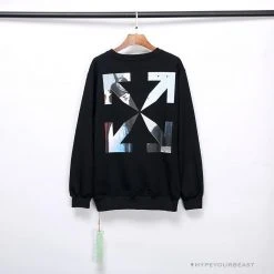 Hypeyourbeast Shirts OFF-WHITE The Kiss Long Sleeve Shirt 'BLACK'