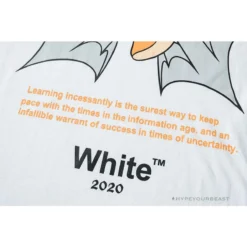 Hypeyourbeast T-Shirts OFF-WHITE Jerry Move Faster Tee Shirt 'WHITE' 22 Hypeyourbeast T-Shirts OFF-WHITE Jerry Move Faster Tee Shirt 'WHITE'