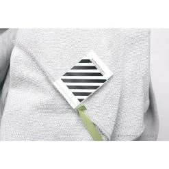 Hypeyourbeast Hoodies & Jackets OFF-WHITE Hand-Painted Utility Pole Worker Hoodie 'GREY'