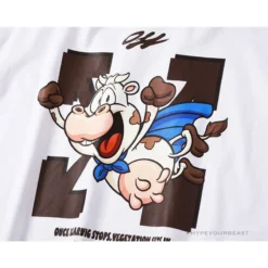 Hypeyourbeast T-Shirts OFF-WHITE Arrow Flying Cow Tee Shirt 'WHITE'