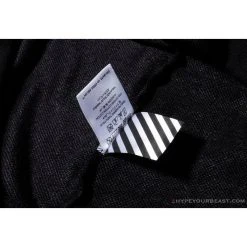 Hypeyourbeast OFF-WHITE Classic Print Hoodie 'BLACK' Hoodies & Jackets