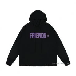 HypeYourBeast Hoodies & Jackets Vlone Purple And Black Friends Hoodie