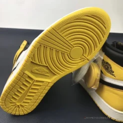 HypeYourBeast Air Jordan 1 High Yellow Toe Black White