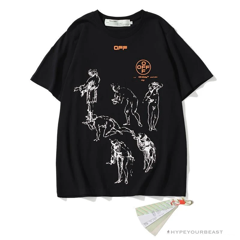 Hypeyourbeast OFF-WHITE The Virgin And Child With Saint Anne Tee Shirt 'BLACK' T-Shirts 17 Hypeyourbeast OFF-WHITE The Virgin And Child With Saint Anne Tee Shirt 'BLACK' T-Shirts