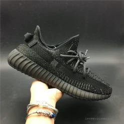 Hypeyourbeast Adidas Yeezy Boost 350 V2 Black / Black / Static