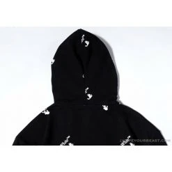 Hypeyourbeast OFF-WHITE Classic Print Hoodie 'BLACK' Hoodies & Jackets