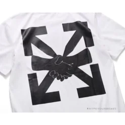 Hypeyourbeast OFF-WHITE Hand Shake Tee Shirt 'WHITE' T-Shirts 20 Hypeyourbeast OFF-WHITE Hand Shake Tee Shirt 'WHITE' T-Shirts
