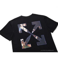 Hypeyourbeast OFF-WHITE Baroque Angel Religious Painting Tee Shirt 'BLACK' T-Shirts