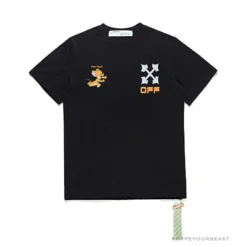 Hypeyourbeast T-Shirts OFF-WHITE Handsome Jerry Arrow Tee Shirt 'BLACK'