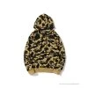 HypeYourBeast BAPE Camouflage Kangaroo Hooded Hoodie Yellow Clothes
