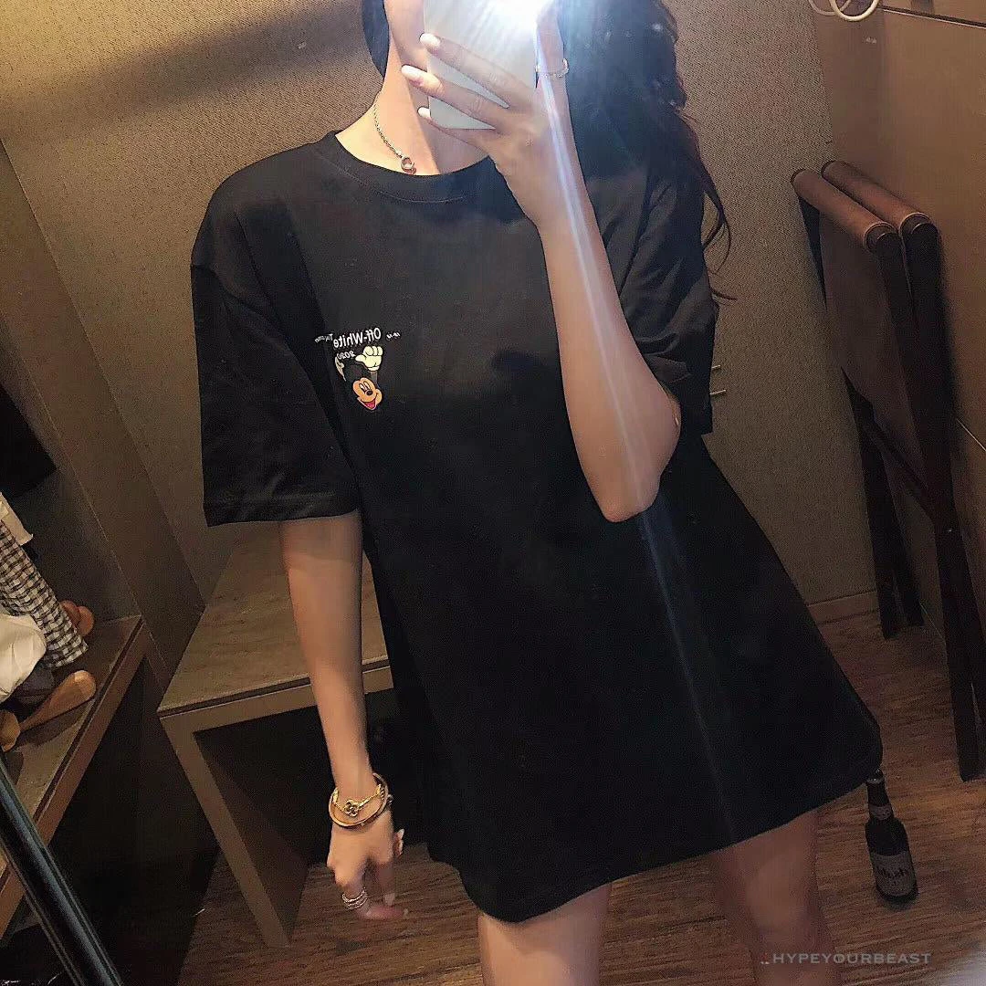 Hypeyourbeast OFF-WHITE Disney Spring X Summer Mickey With Pluto Tee Shirt 'BLACK' T-Shirts 14 Hypeyourbeast OFF-WHITE Disney Spring X Summer Mickey With Pluto Tee Shirt 'BLACK' T-Shirts