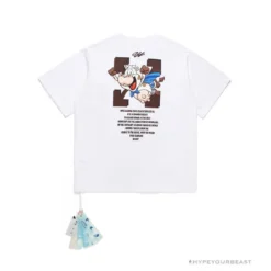 Hypeyourbeast T-Shirts OFF-WHITE Arrow Flying Cow Tee Shirt 'WHITE'