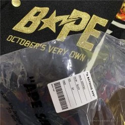 Hypeyourbeast BAPE OVO Patchwork Baseball Owl Jacket Clothes