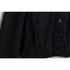 Hypeyourbeast OFF-WHITE Autumn And Winter New ️Back Blue Arrow Wash Denim Jacket Hoodies & Jackets