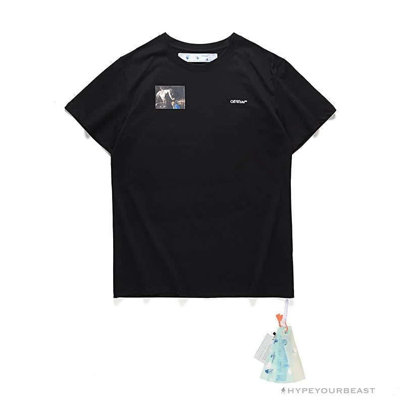 Hypeyourbeast OFF-WHITE New Limited Religious Tee Shirt 'BLACK' 1 Hypeyourbeast OFF-WHITE New Limited Religious Tee Shirt 'BLACK'