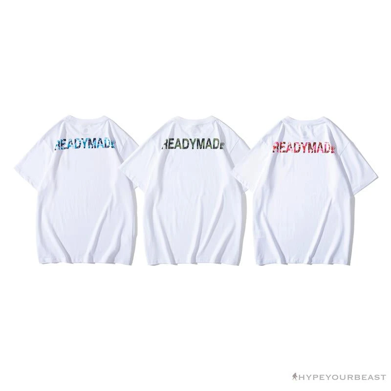 Hypeyourbeast BAPE Readymade Small Bee Camouflage Letter Tee Shirt 'BLUE' 17 Hypeyourbeast BAPE Readymade Small Bee Camouflage Letter Tee Shirt 'BLUE'