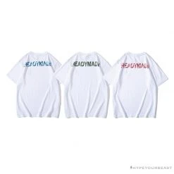 Hypeyourbeast BAPE Readymade Small Bee Camouflage Letter Tee Shirt 'GREEN' Clothes